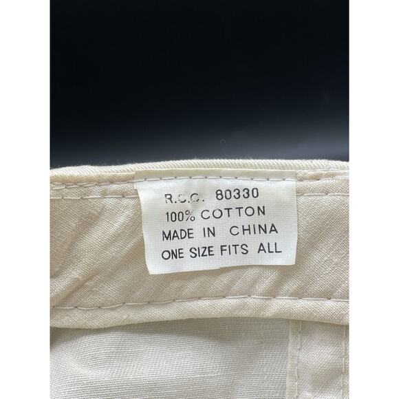 Vtg Seagrams VO Hat Whiskey Cap Cotton Rope Snapback Logo Adjustable Liquor - Picture 9 of 9